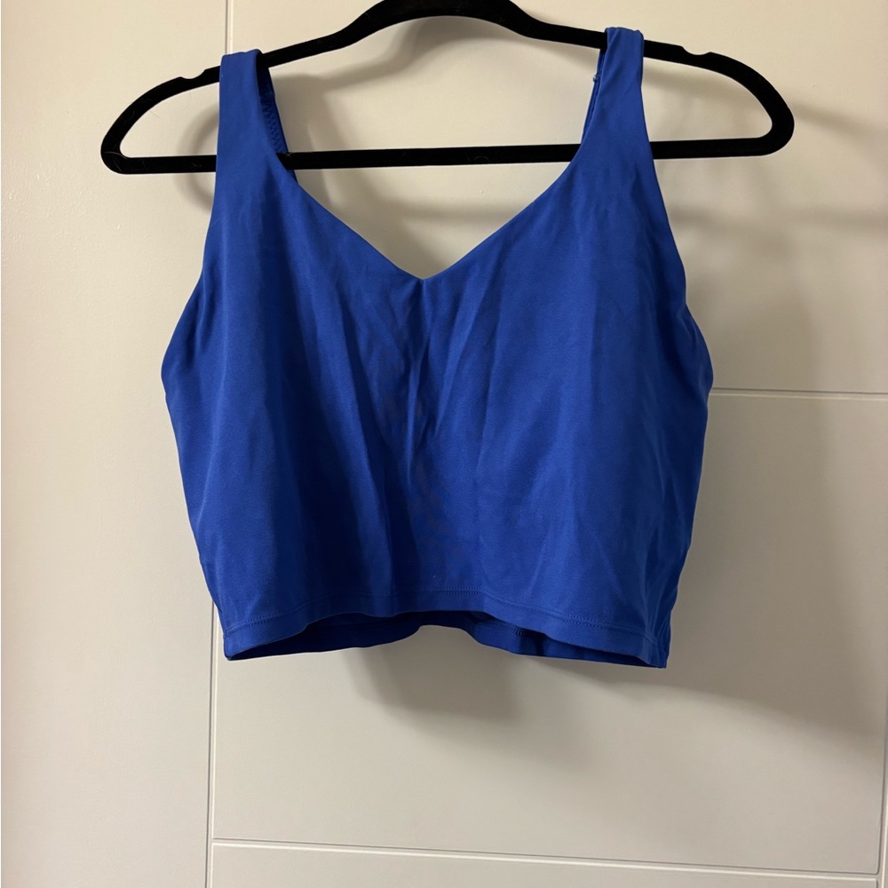 Arie Blue Cropped Tank Top bra XL